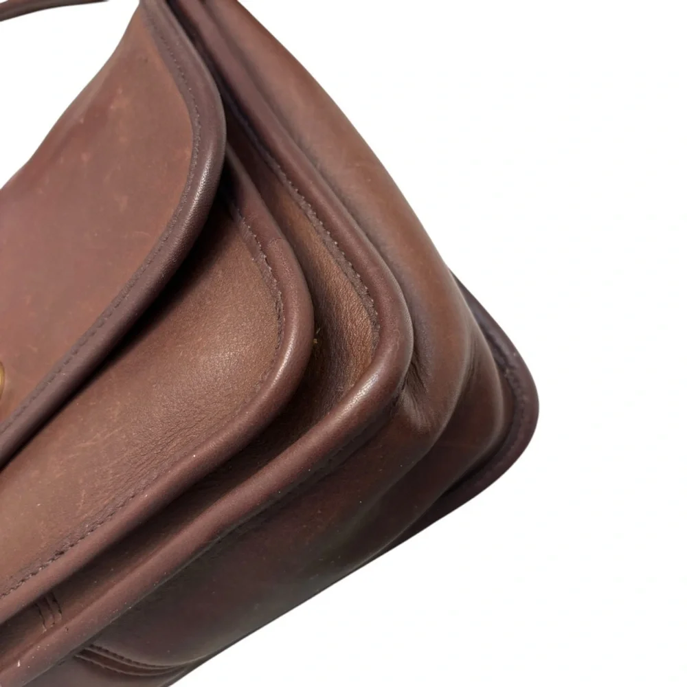 Coach vintage brown leather rambler bag 9061 - Picture 4 of 12